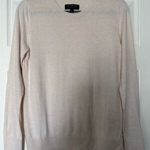 Banana Republic Forever Crew Neck Sweater- Pale Pink